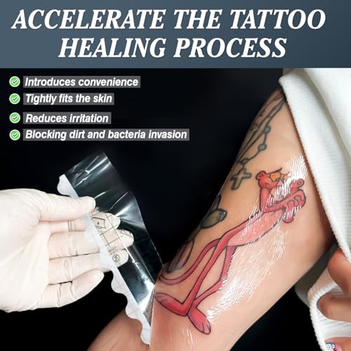 Tattoo Aftercare Bandage 8 x 200 Inch (8in 25 Pcs), Supplies