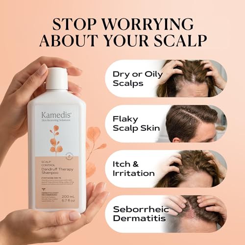 KAMEDIS Scalp Savior 6.7 Fl Oz - Itchy Dry & Dandruff Relief Shampoo