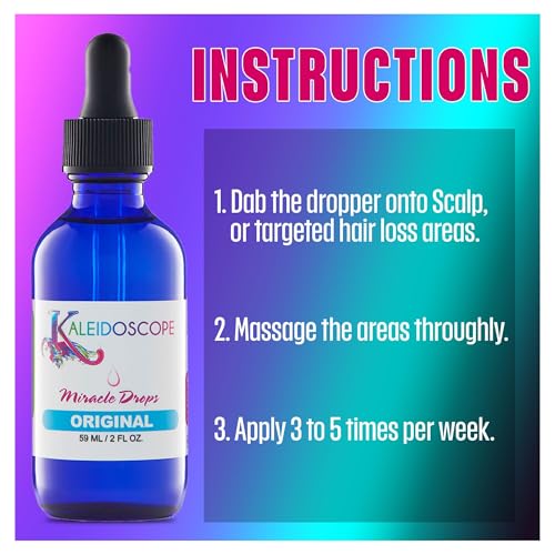 Kaleidoscope Miracle Drops Hair Growth Oil - Scalp Treatment (2oz)