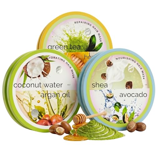 SpaLife Deep Conditioning Hair Mask Packets - Repair & Hydrate (9 Pack)