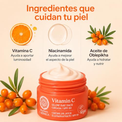 Natura Siberica C Berrica Glow Day Face Cream SPF 20 - 50ml