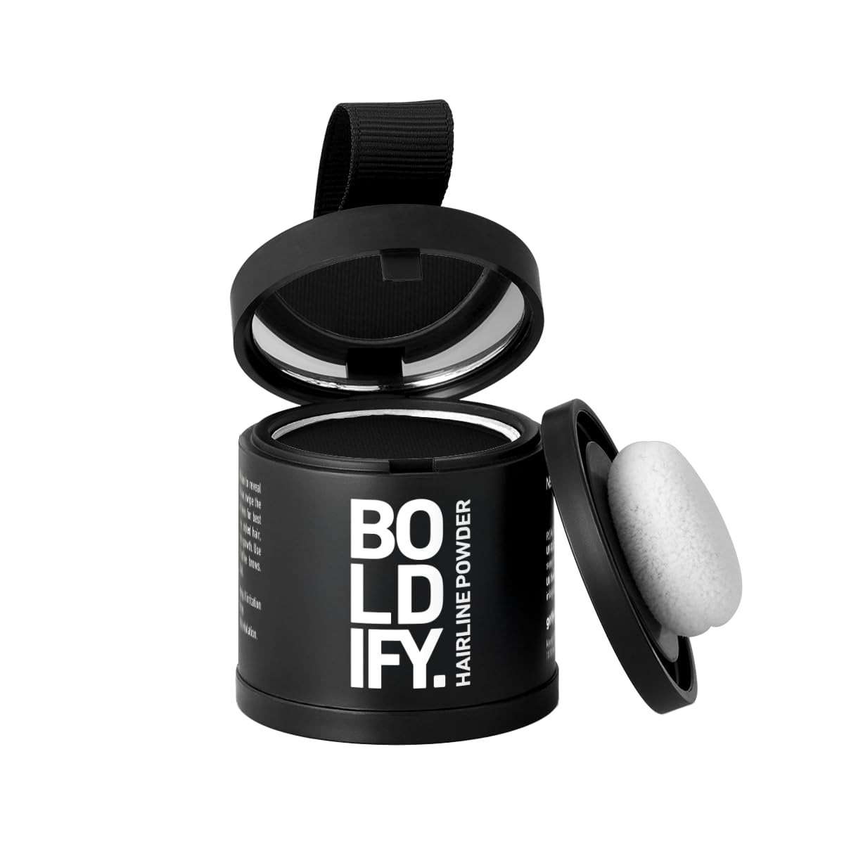 BOLDIFY Hairline Powder - Water-Resistant Root Touch Up for Gray Coverage | 10g Medium Brown, 24-Hour Stain-Proof
