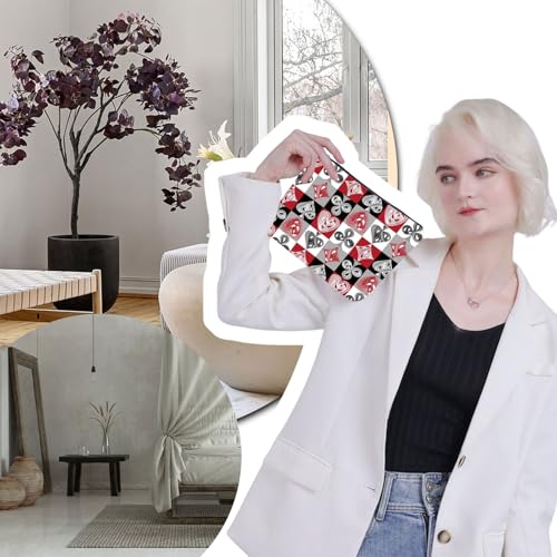 Poker-Themed Makeup Bag for Playing Card Lovers - VAMSII