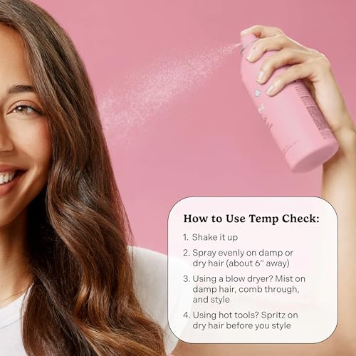 Mane Heat Protection Spray - Anti Frizz, 2 Count Pack - All Hair Types