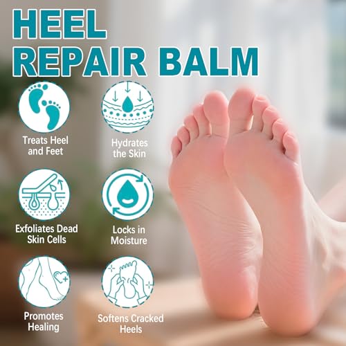CLERVUN 60% Urea Cream Stick with 2% Salicylic Acid for Dry Cracked Heels