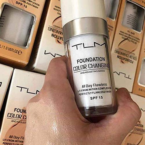 TLM Colour Changing Foundation - Lightweight, Flawless Coverage, Hydrating BB Cream | Adapts to Skin Tone, Hides Wrinkles