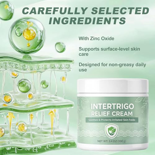 GosBio Intertrigo Relief Cream for Skin Folds - Fast-Drying, Non-Greasy, Supports Sensitive Areas (Variation 1)