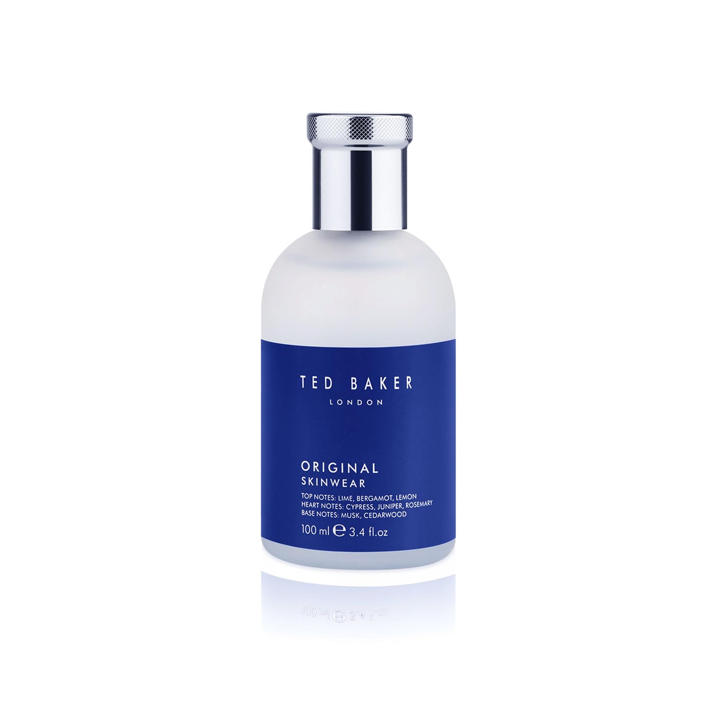 Ted Baker Original Skinwear Eau de Toilette for Men Woody Aromatic Fragrance with Lime, Bergamot, Sandalwood, Amber, Citrus, Refreshing, Mens Cologne Spray for Him, 3.4 fl oz / 100ml