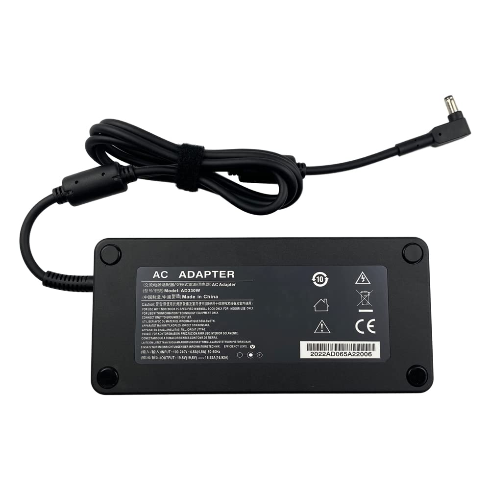 330W Ac Adapter 19.5V 16.92A Replacement A20-330P1A Compatible with Acer Predator Helios 300 N20C11 N20C3 N22C3 Laptop Charger