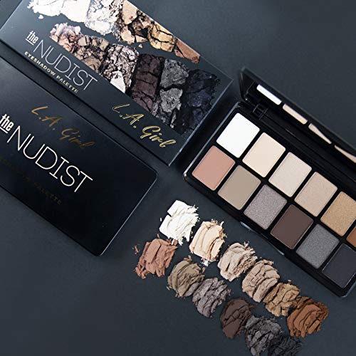 L.A. Girl Fanatic Eyeshadow Palette - 12 Matte & Satin Colors, Travel Friendly