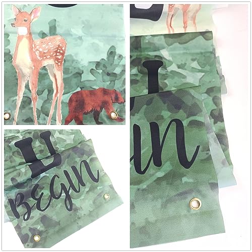 Adventure Awaits Porch Banner Set - Travel Themed Decor 70.8"x11.8"