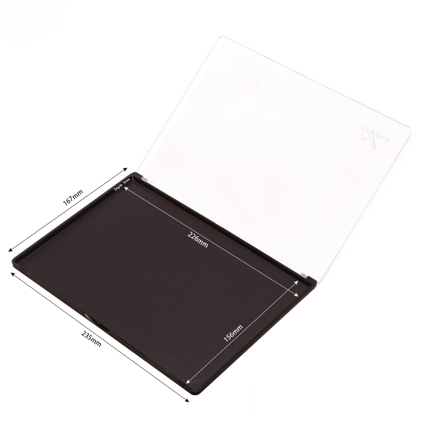 Large Magnetic Makeup Palette - Transparent Plastic for Eyeshadow, Lipstick & Blush | Versatile & Durable