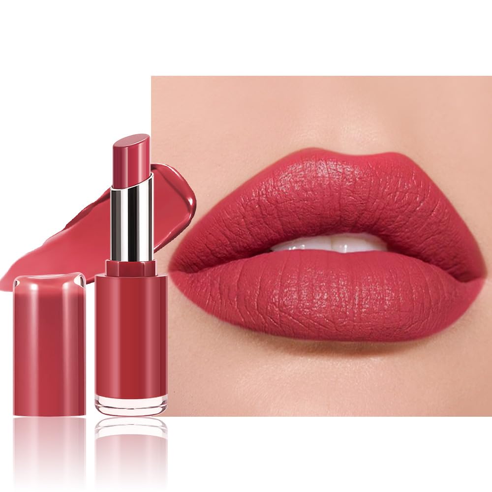 Brown Honey Lipstick | Tinted Moisturizing Lip Balm for Dry Lips - Vegan Hydrating Gloss, Sheer Lightweight Makeup, 1Pc