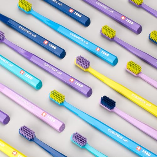 Curaprox CS 1560 Soft Toothbrush - Gentle Oral Care for Sensitive Gums