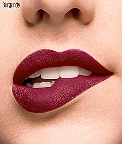 Cyzone Studio Look Intense Color Liquid Lipstick Burgundy 0.2 oz - Long-Lasting, Matte Finish