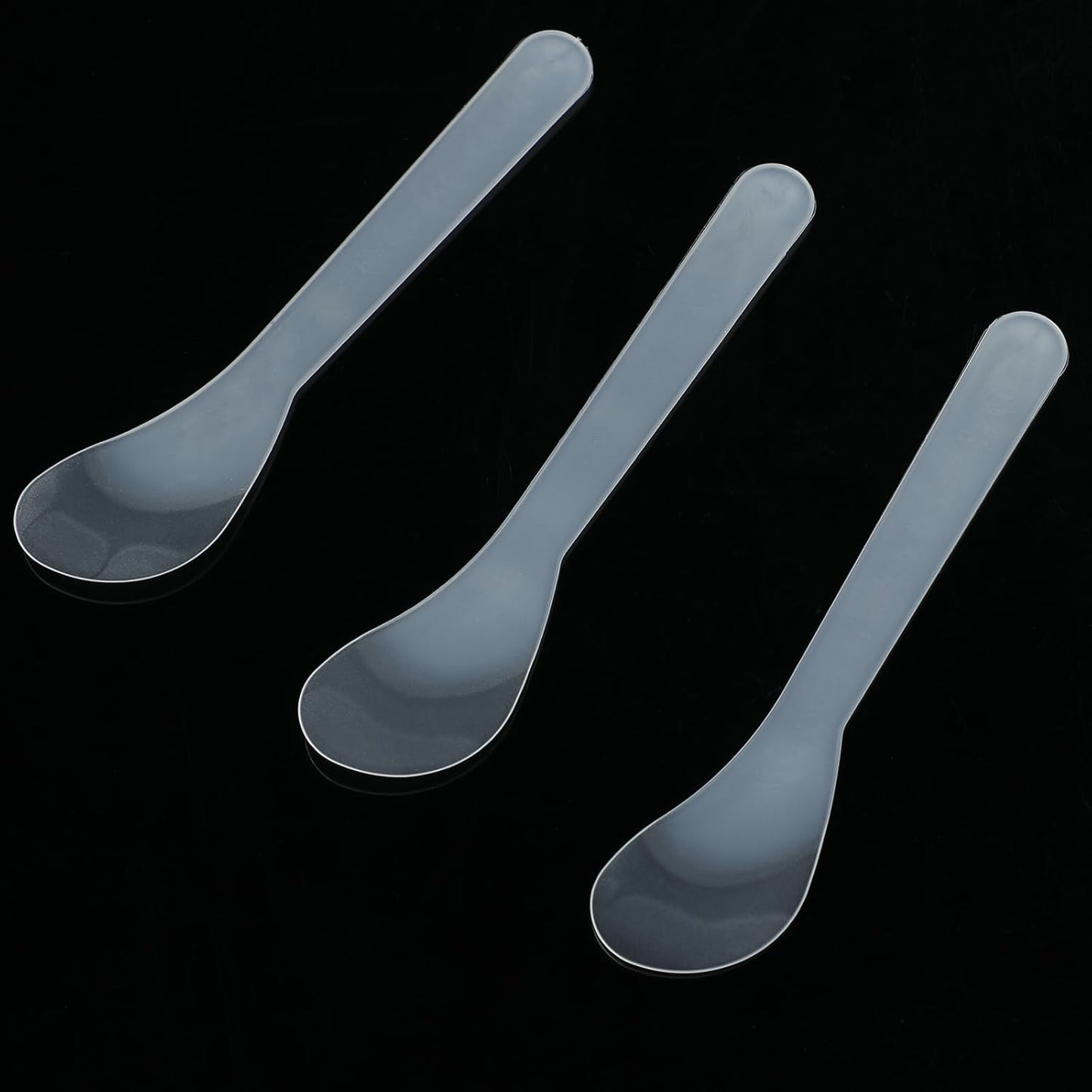 Large Cosmetic Spatulas - 5 Inch Disposable Makeup Applicators | 200 Pack Translucent Skincare Tools