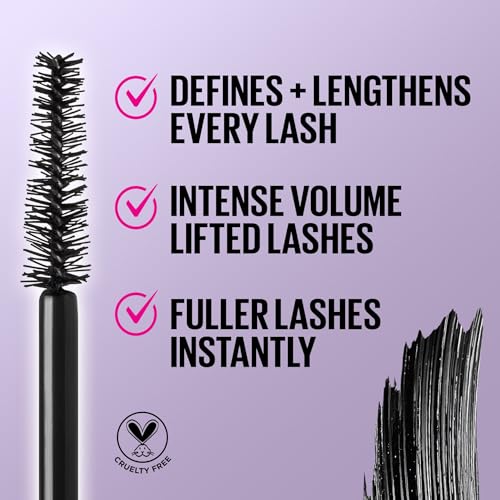 L.A. Girl Super Charged Maxed Out Volume Mascara 0.11 Fl Oz (Pack of 2)