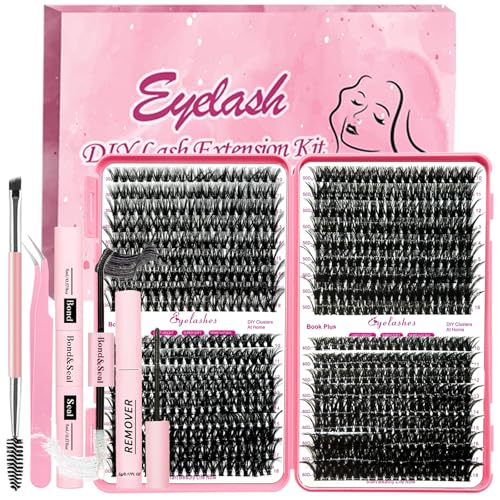 Qiveaory DIY Lash Extension Kit A - 720pcs Individual Lashes & Tools