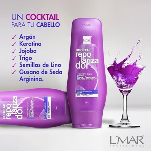 L'MAR Repolarizing Hair Treatment for Damaged Hair, 285g