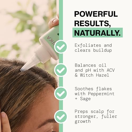Pacifica Scalp Detox Tonic ? Scalp Exfoliator with Glycolic & Salicylic Acid for Clarifying Build Up & Purifying ? Infused with Rosemary to Support an Itchy, Dry Head ? Vegan & Cruelty-Free ? 5 oz