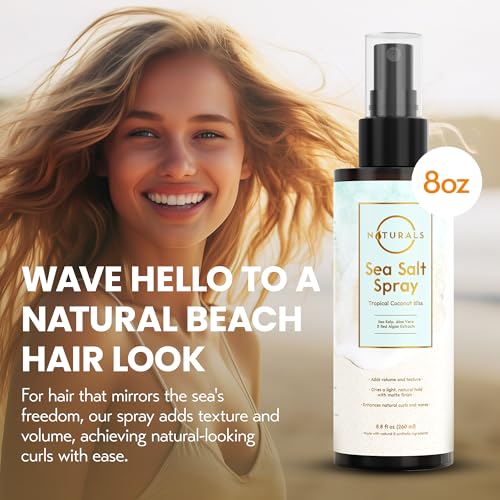 O Naturals Sea Salt Spray for Men - Texturizing Hair Spray, 8 oz