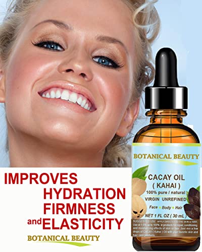 Botanical Beauty Cacay Oil 0.5 Fl Oz - Pure Anti-Aging Face & Skin Oil