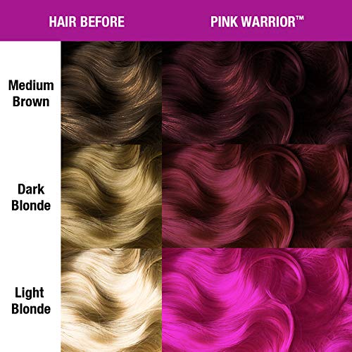 Manic Panic Pink Warrior Semi Permanent Hair Dye - 4 oz