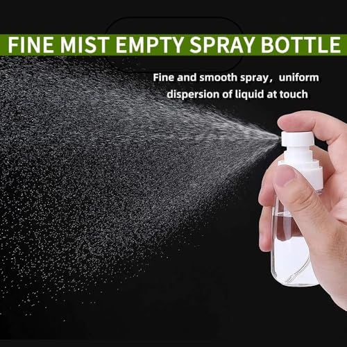 TOSERSPBE Fine Mist Spray Bottle - Travel Refillable 2 Pack