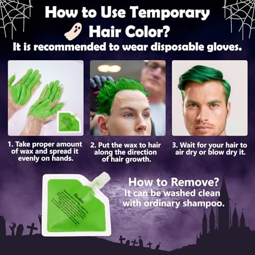 Joker Clown Makeup Kit with Face Paint & Blue Brushes - Halloween Cosplay