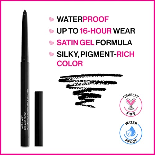 Wet n Wild Mega Last Waterproof Eyeliner - Blackest Black, 16HR Wear