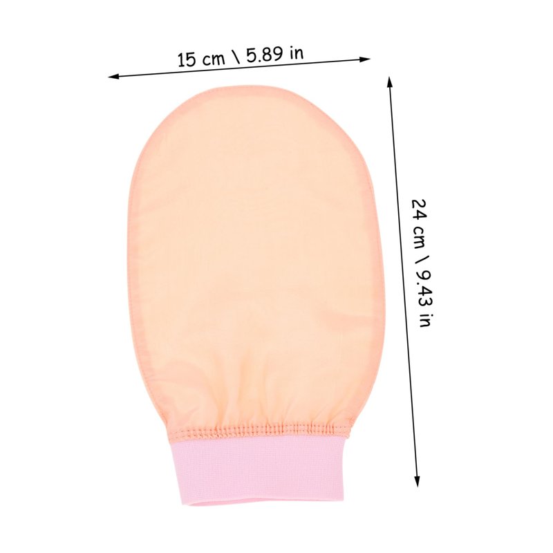 Exfoliating Glove Body Washing Bathing Mitten Exfoliating Bath Glove Double Sided Exfoliating Mitt Shower Scrubber for Women Gentle Deep Cleansing Washable