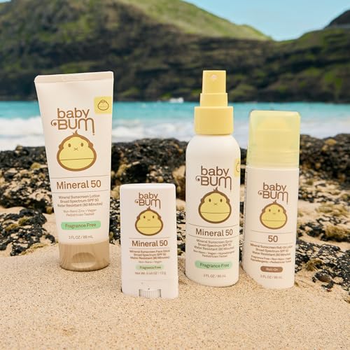 Baby Bum SPF 50 Mineral Sunscreen Lotion - Travel Size 3 oz