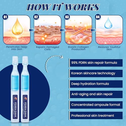 Salmon DNA Peptide Anti-Aging Serum with Collagen & Hyaluronic Acid - 0.05 fl. oz