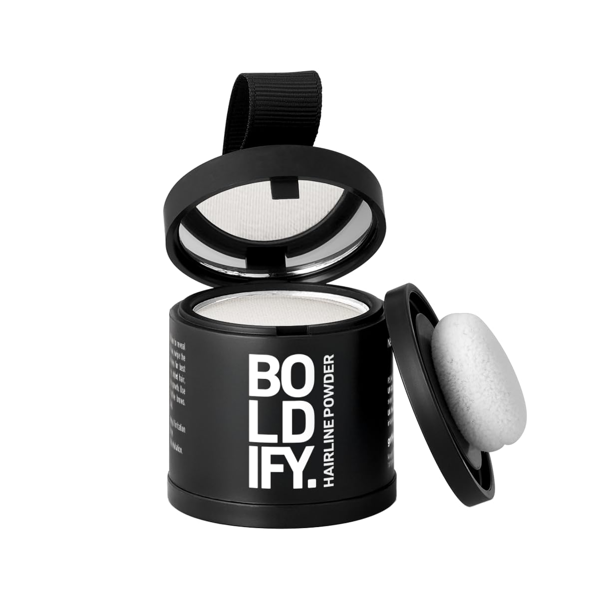 BOLDIFY Hairline Powder - Water-Resistant Root Touch Up for Gray Coverage | 10g Medium Brown, 24-Hour Stain-Proof