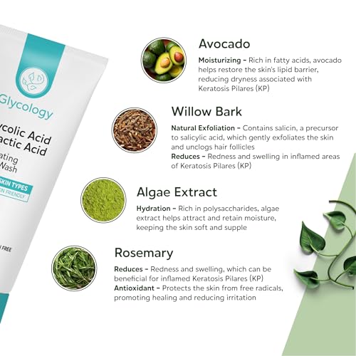 Glycology Glycolic Acid Body Wash for Keratosis Pilaris - 7.5oz