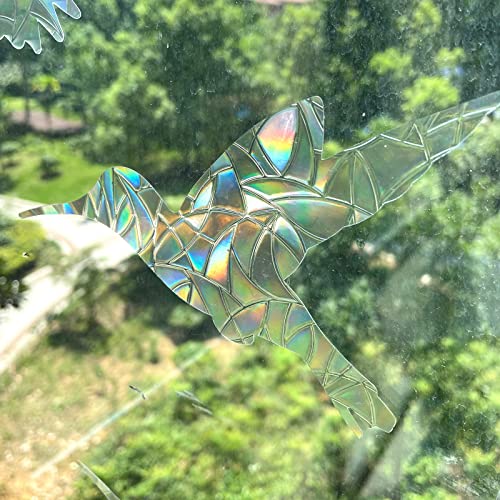 Hummingbird Window Clings Decals - Set of 20 for Bird Safety