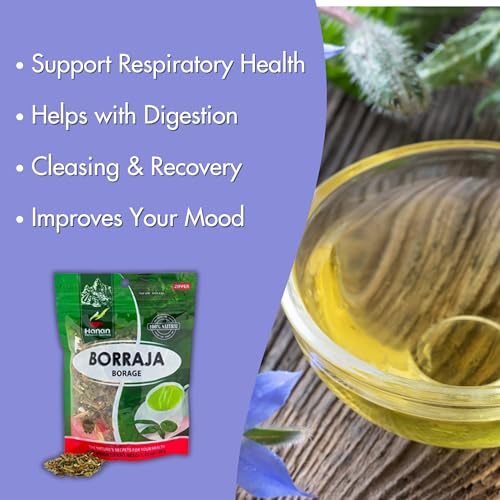 Hanan Borraja Loose Leaf Borage Tea - 1.4 oz from Peru
