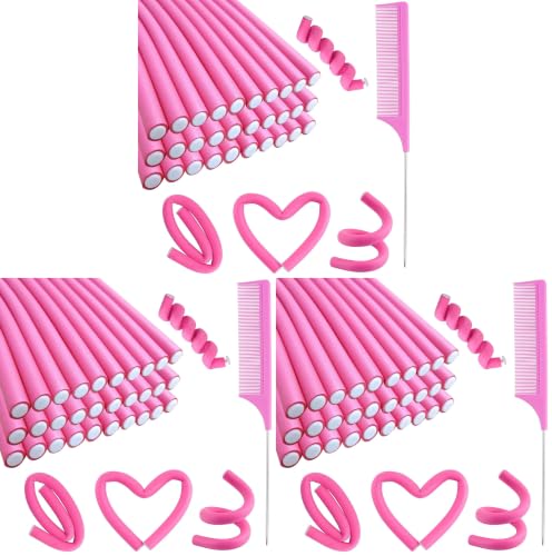 Buytta 31-Piece Flexi Rods Hair Curler Set - 9.45" Heatless Foam Rollers