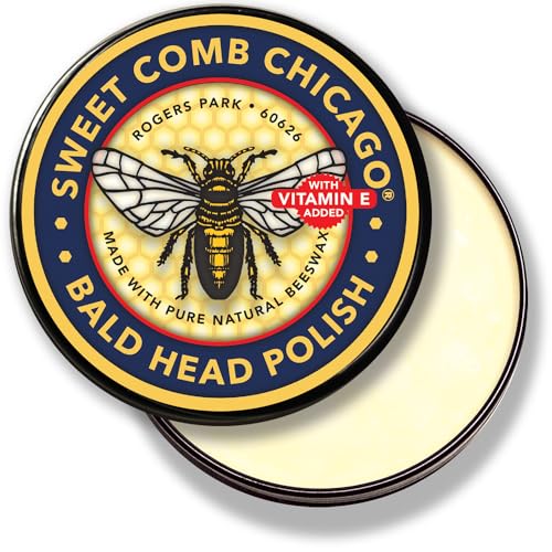 Sweet Comb Chicago Natural Bald Head Polish & Moisturizer, 2.0 oz