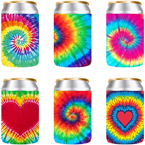 Neoprene Can Cooler Sleeve (6 Pack) - Insulated 12 Oz Beer Holder
