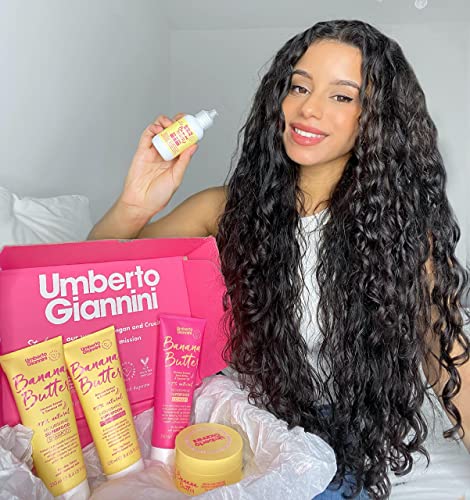 Umberto Giannini Banana Butter Leave-In Conditioner for Curly Hair