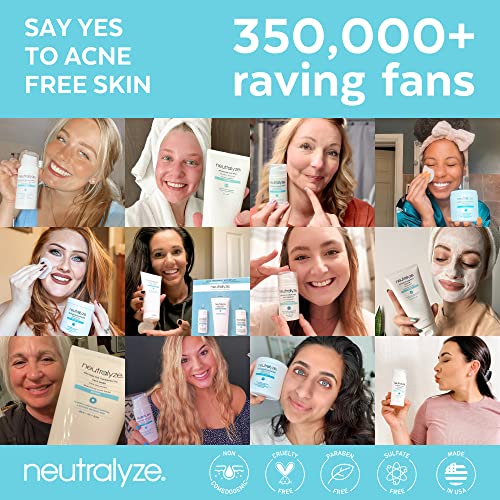 Neutralyze Mandelic Acid Face Wash with 2% Salicylic - Gentle Acne Cleanser 5 fl oz