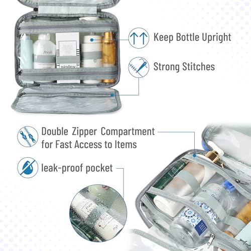 Ms. Pen Water-Resistant Travel Toiletry Bag Organizer with Hook