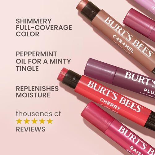 Burt's Bees Lip Shimmer Nude Collection - 3 Tinted Balms