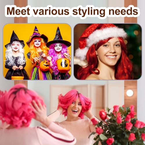 Giegxin Hair Net Wig Cap Set with Needles & Threads for Wig Making