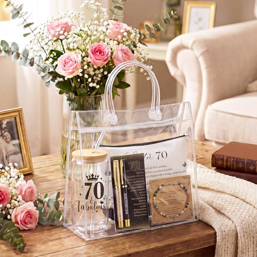 Sliner 70th Birthday Gifts Set for Women - Unique Presents for Her