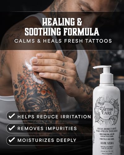 Tattoo Aftercare Lotion for Color Brightening & Hydration - 6.7oz