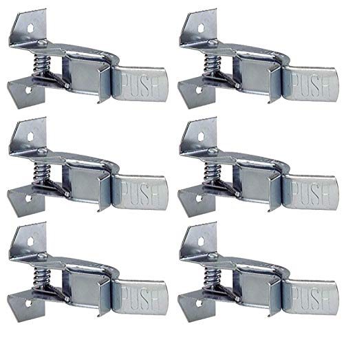 Heavy Duty Wall Mount Tool Clamp Organizer - Pack of 6