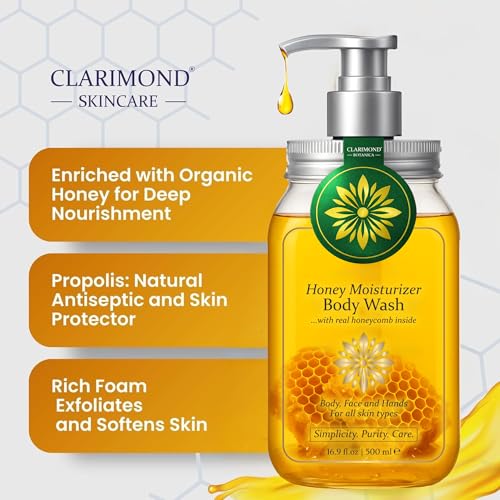 Honey Body Wash with Royal Jelly & Propolis - 16.9 fl oz