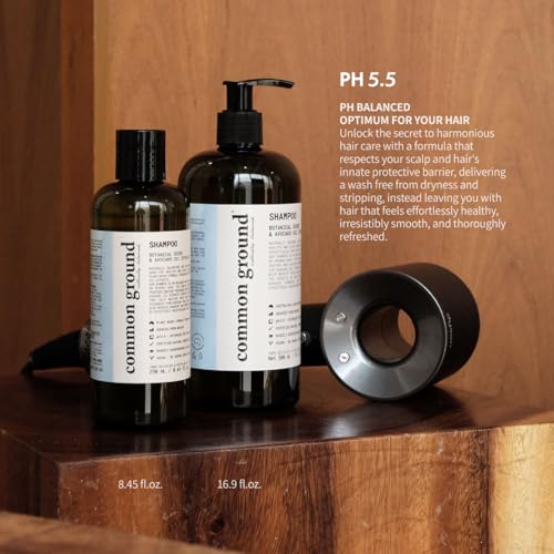 Common Ground Volumizing Shampoo 16.9 oz - Vegan, Paraben-Free, Botanical Magnolia